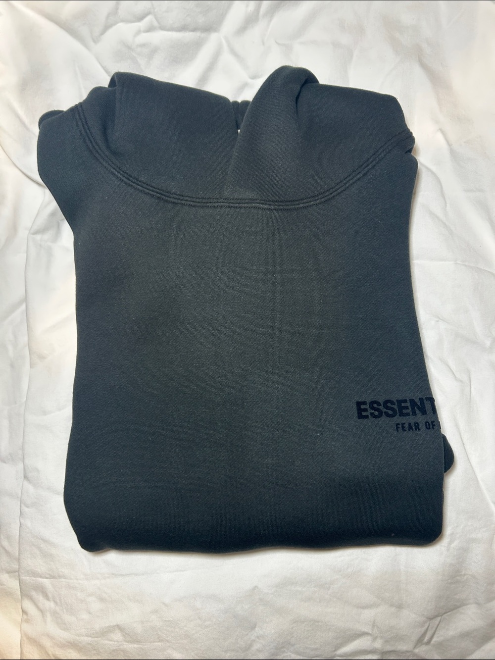 Fear of God ESSENTIALS Men's Charcoal Hoodie